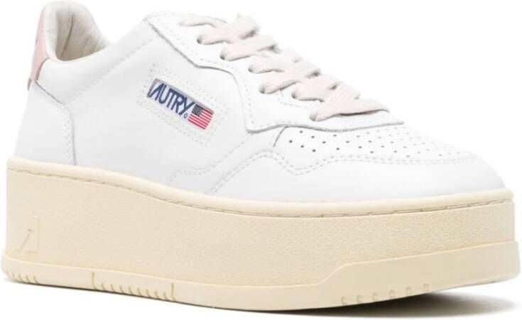 Autry Witte Sneakers Stijlvol Ontwerp Casual Dragen