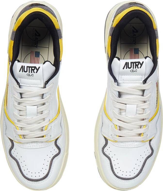 Autry Witte Sneakers voor Heren Aw23 Wit Heren