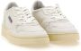 Autry Medalist Lage Sneakers Medalist Low Sneakers Witte lage leren sneakers met geperforeerd detail Medalist Low Witte Geiten Sneaker White Heren - Thumbnail 2