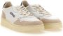 Autry Witte leren sneakers met groene hiel geïnspireerd op jaren 80 design White Heren - Thumbnail 8