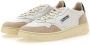 Autry Witte leren sneakers met groene hiel geïnspireerd op jaren 80 design White Heren - Thumbnail 10