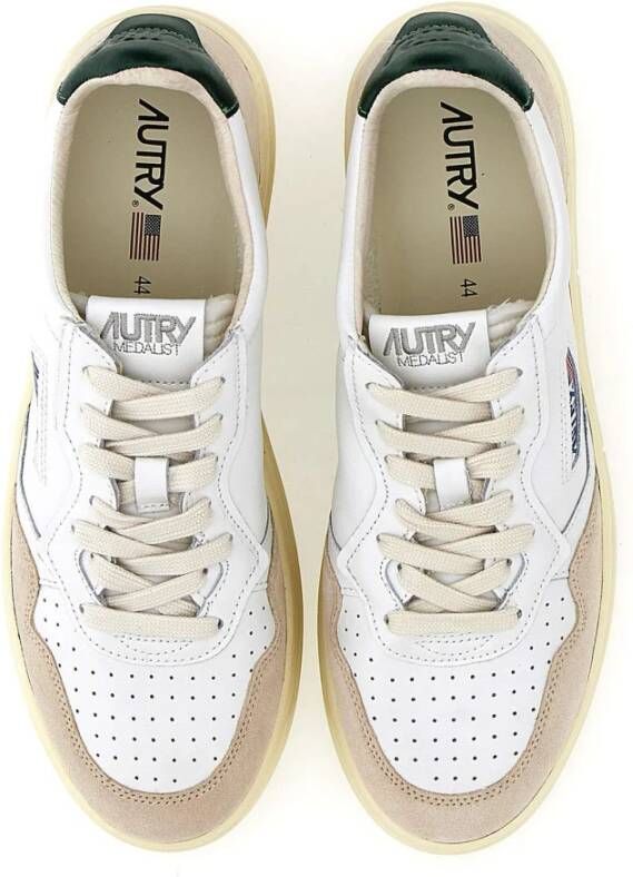 Autry Witte Sneakers voor Heren Wit Heren