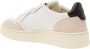 Autry Leren Medalist Lage Sneakers Witte Leren Sneakers met Suède Details Multicolor White Dames - Thumbnail 11