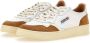 Autry Medalist Sneakers Wit Bruin Logo Patch Brown Heren - Thumbnail 28