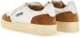 Autry Medalist Sneakers Wit Bruin Logo Patch Brown Heren - Thumbnail 12