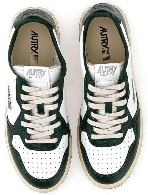 Autry Witte Sneakers Green Heren
