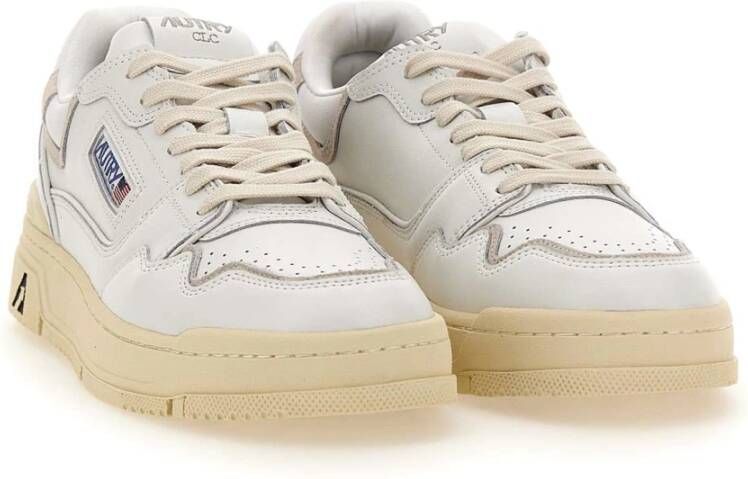 Autry Witte Sneakers Wit Heren