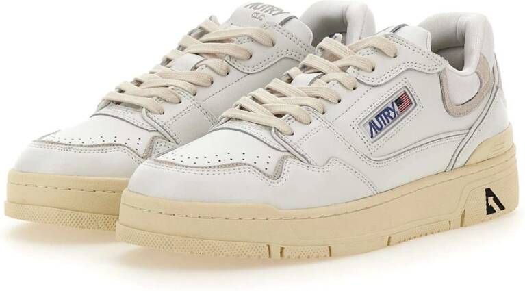 Autry Witte Sneakers Wit Heren