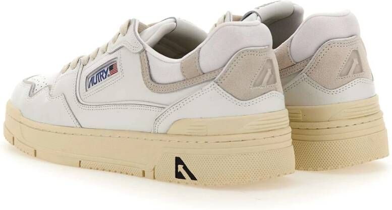 Autry Witte Sneakers Wit Heren