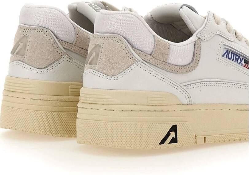 Autry Witte Sneakers Wit Heren