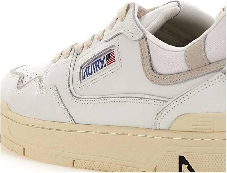 Autry Witte Sneakers Wit Heren