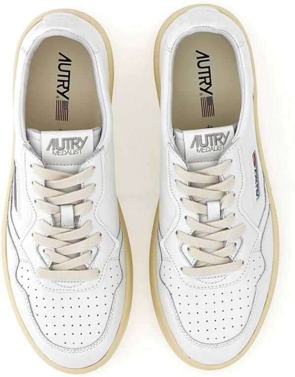 Autry Witte Stijlvolle Sneakers White Heren