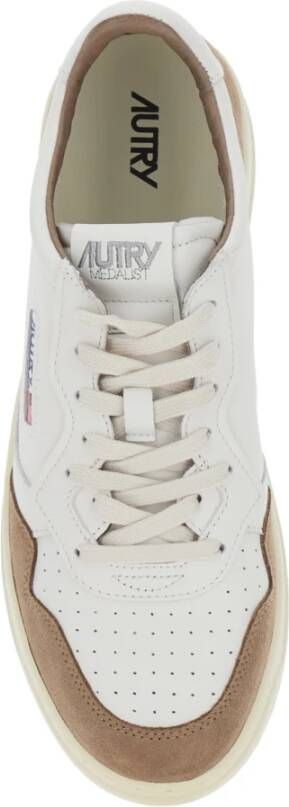 Autry Witte Suède Sneakers voor Mannen