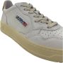 Autry Witte Leren Sneakers met Contrasterende Hiel White Heren - Thumbnail 9