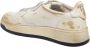 Autry Low-Top Sneakers Low-Top Sneakers With Distressed Finish And Perfor in beige - Thumbnail 3