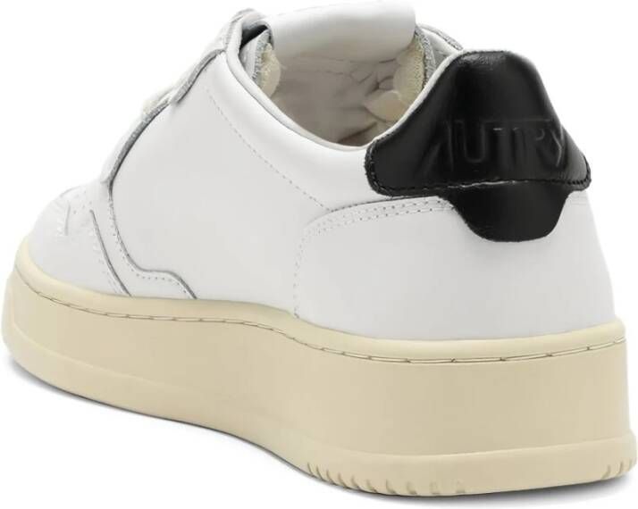 Autry Witte Zijde Nylon Sneakers