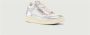 Autry Witte Zilveren Open Mid Sneakers Gray Dames - Thumbnail 2