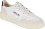 Autry Witte Zwarte Sneakers met Suède Detail White Dames - Thumbnail 10