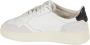 Autry Witte Zwarte Sneakers met Suède Detail White Dames - Thumbnail 11