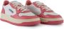 Autry Wit Tearose Leren Bicolor Sneakers Pink Dames - Thumbnail 4