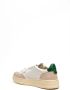 Autry Witte Groene Leren Sneakers met Suède Details White Heren - Thumbnail 2