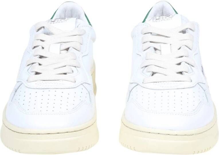 Autry Witte Groene Sneakers Aw23 White Heren