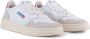 Autry Wit Thee Roze Leren Sneakers White Dames - Thumbnail 4