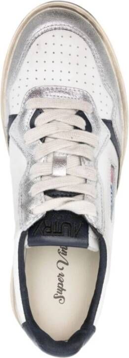 Autry Stijlvolle Leren Sneakers in Nf07 Kleur White Dames