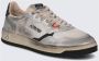 Autry Zilveren Lage Top Sneakers Katoen Leer Gray Heren - Thumbnail 2