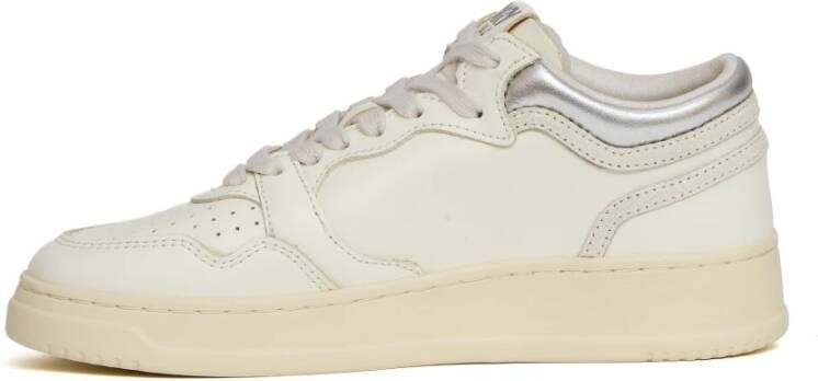 Autry Zilveren Marsh Leren Sneakers