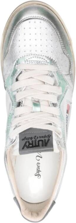 Autry Zilveren Sneakers voor Mannen
