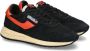 Autry Zwart en Oranje Leren Sneakers Black Heren - Thumbnail 3