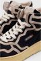 Autry Zwarte hoge sneaker met leren hielkap Zwart Dames - Thumbnail 4