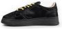 Autry Zwarte Kalfshaar Vetersluiting Sneakers - Thumbnail 2