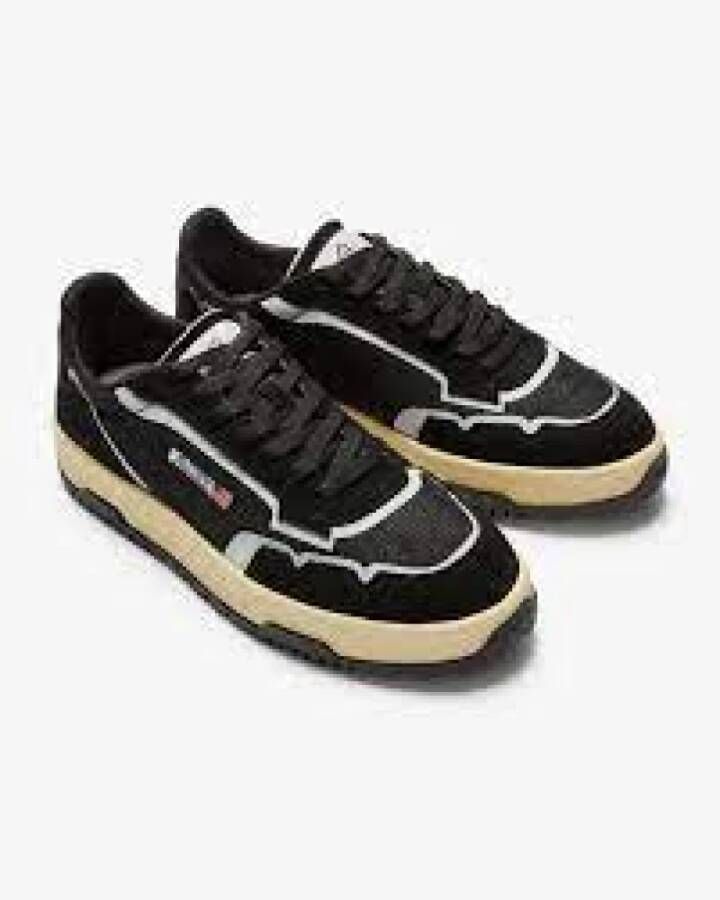 Autry Zwarte Lage Sneakers