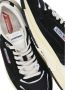 Autry Zwarte Leren Sneakers met Logodetail - Thumbnail 2