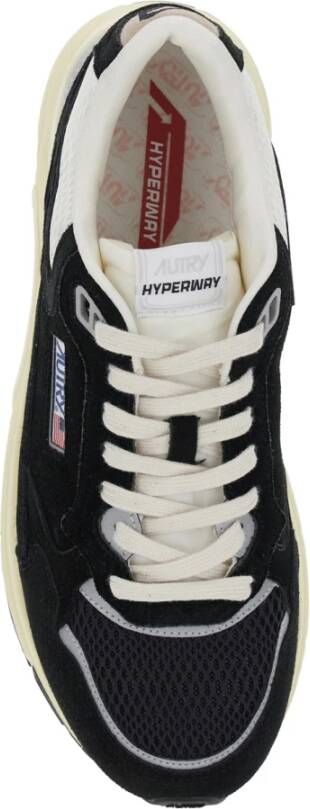 Autry Zwarte Sneakers Hyperway