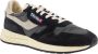 Autry Zwarte Suède Lage Sneakers met Logodetail Black Heren - Thumbnail 2