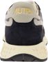 Autry Zwarte Suède Lage Sneakers met Logodetail Black Heren - Thumbnail 4
