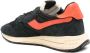 Autry Vintage stijl hardloopschoen in zwart en oranje Black Heren - Thumbnail 8