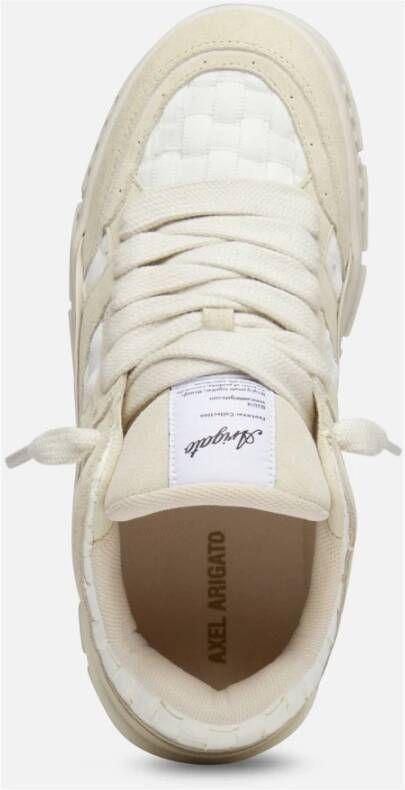 Axel Arigato Area Lo Geweven Sneaker Beige Dames