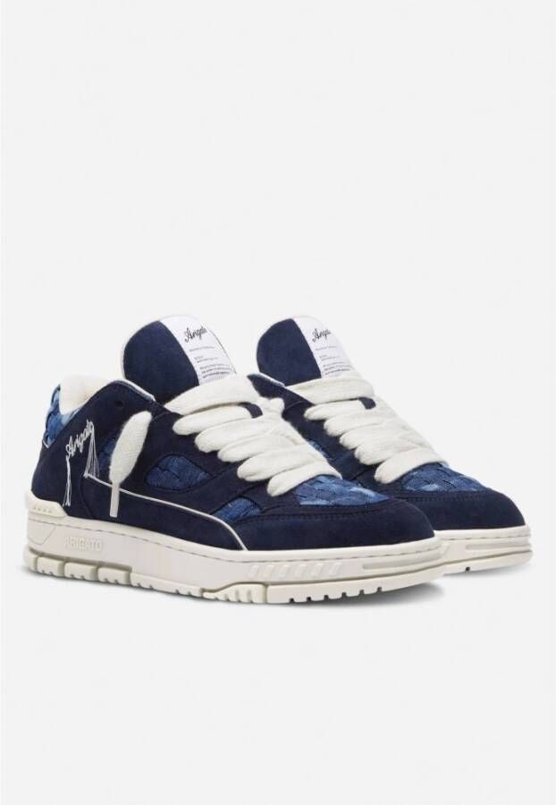 Axel Arigato Area Lo Geweven Sneaker Blue Dames