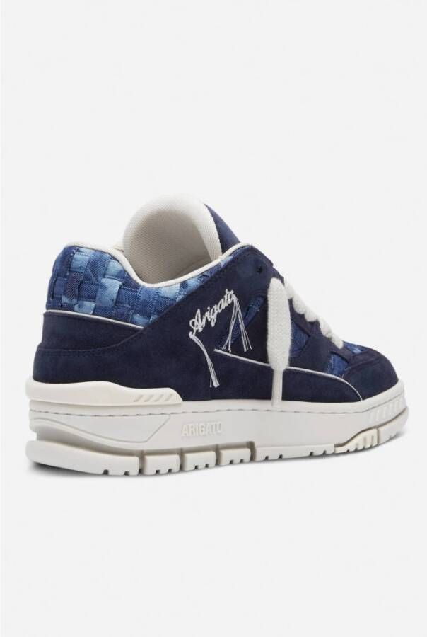 Axel Arigato Area Lo Geweven Sneaker Blue Dames