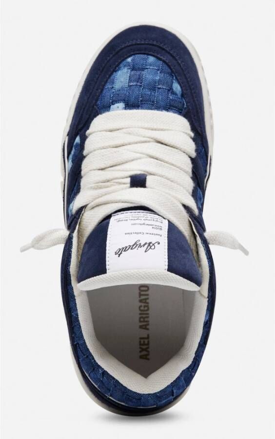 Axel Arigato Area Lo Geweven Sneaker Blue Dames