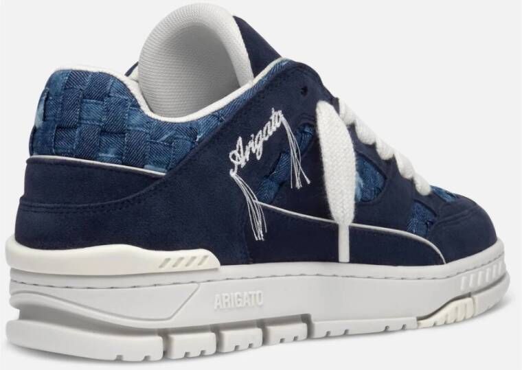 Axel Arigato Area Lo Geweven Sneaker Blue Heren