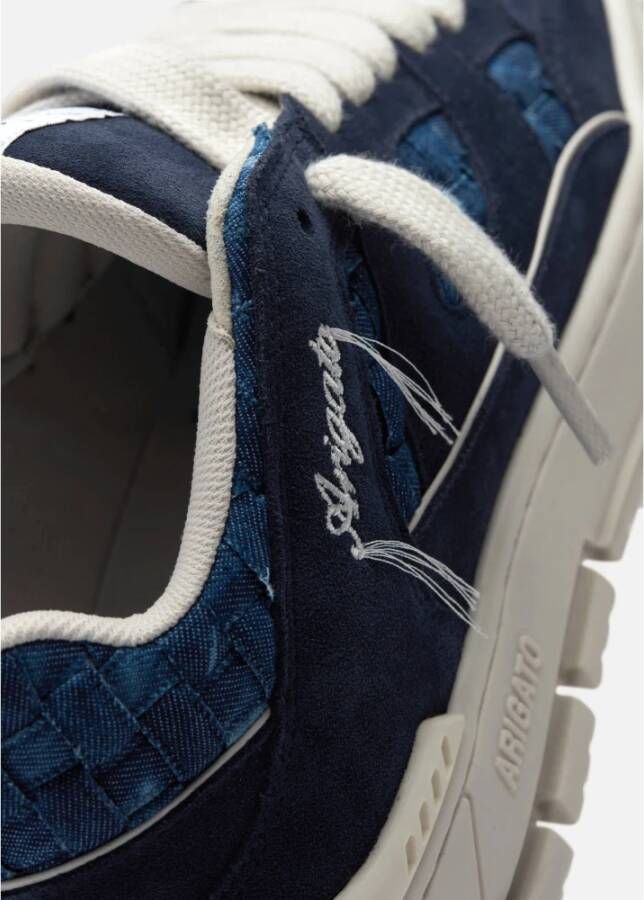 Axel Arigato Area Lo Geweven Sneaker Blue Heren