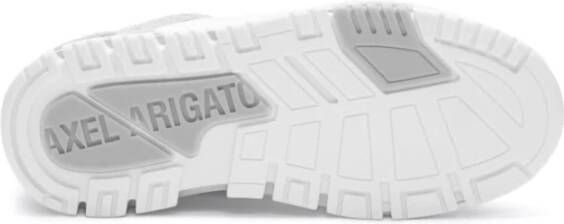 Axel Arigato Grijze & Witte Leren Panel Sneakers Gray Heren