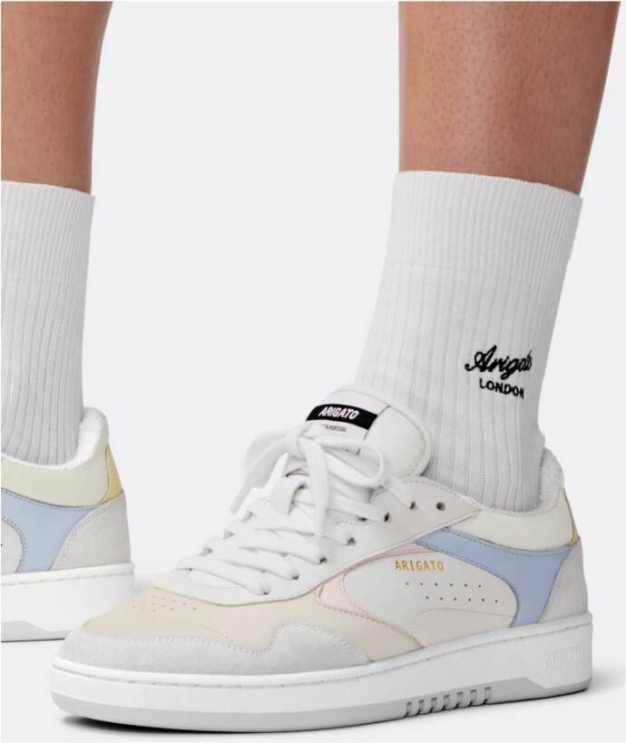 Axel Arigato Contrastlijn Leren Sneaker White Dames