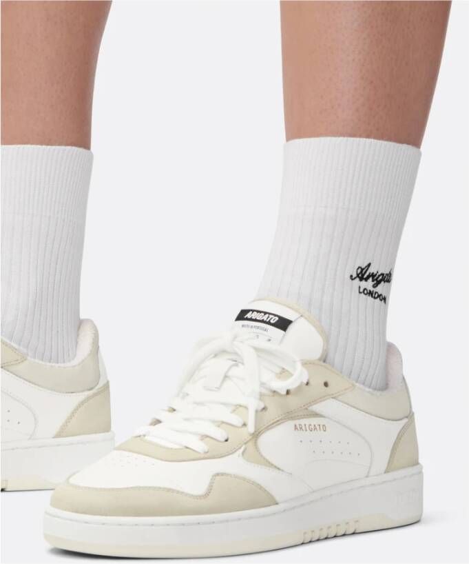 Axel Arigato Contrastlijn Leren Sneaker White Dames