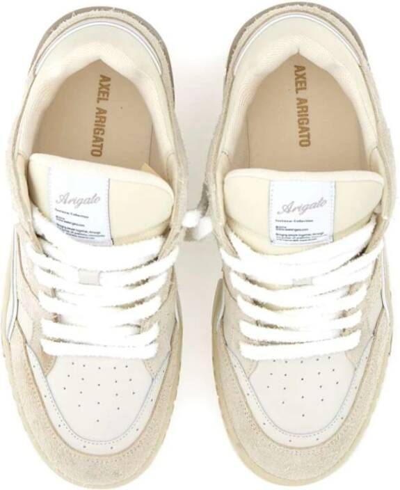 Axel Arigato Beige Fluffy Leren Sneakers Beige Heren